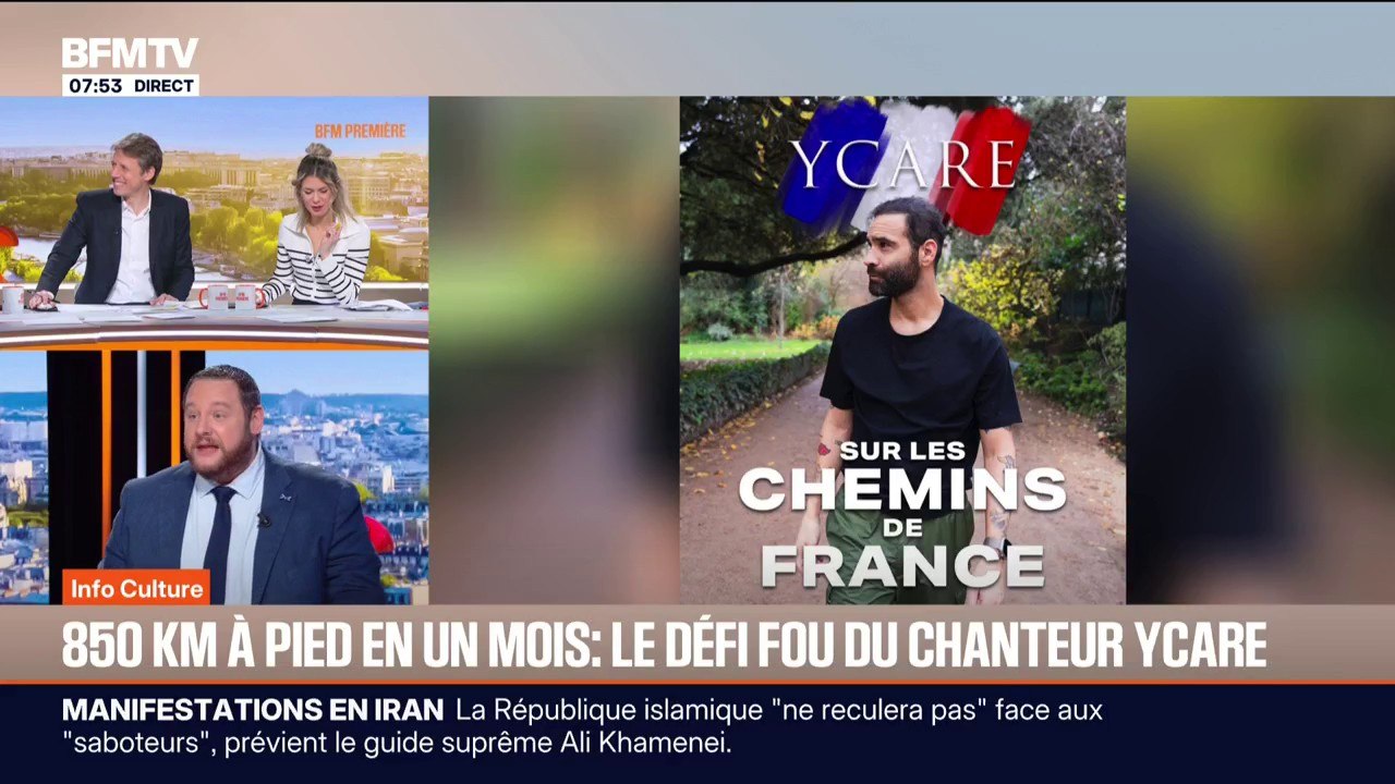 Le chanteur Ycare prévoit de faire 850km à pied en un mois pour faire des concerts en Vendée