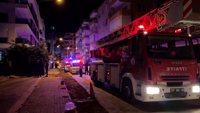 Personel lojmanında yangın çıktı