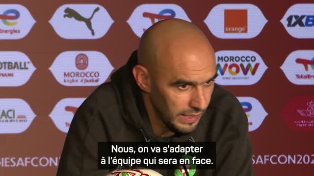 Maroc - Regragui : Si c'est l'Algérie, ce sera historique !