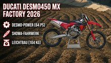 Motocross-Update: Ducati Desmo450 MX Factory 2026 im Check