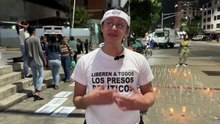 Vigilia por los presos políticos en Venezuela