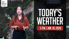 Today's Weather, 5 P.M. | JAN. 10, 2026