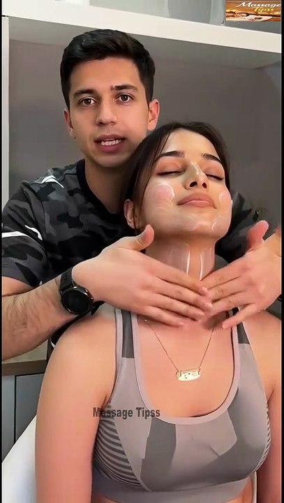 ASMR Face and Neck Massage - Sumaira - Massage Tipss