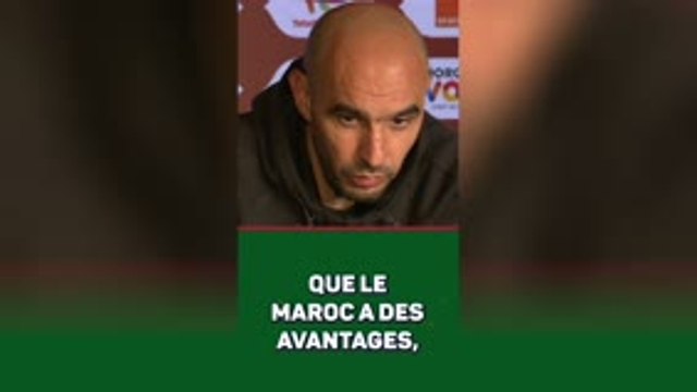Maroc - Regragui sur l’arbitrage : “Notre seul avantage, c'est de jouer devant 65 000 spectateurs”