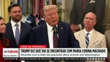 Trump diz que irá se reunir com María Corina Machado