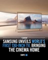 Pour la première fois, Samsung Electronics présente le premier téléviseur géant piloté par l’intelligence artificielle, avec l'écran le plus avancé et le plus grand au monde de 330 cm de diagonale (130 pouces)