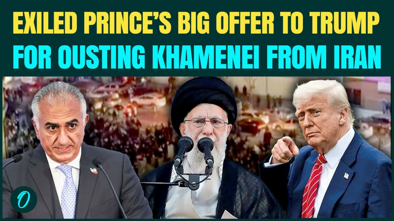 Iran Protests BREAKING: Exiled Prince Calls Trump To Attack Khamenei After 200+ Killed in Crackdown
