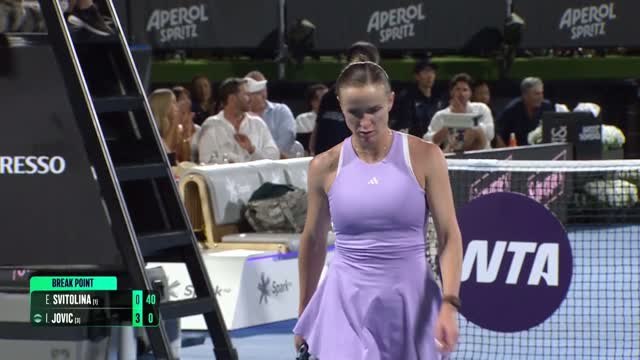 Auckland - Svitolina valide son ticket pour la finale