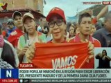 Calles en Delta Amacuro se llenan de pueblo que exige liberación del Pdte. Maduro y la Primera Dama