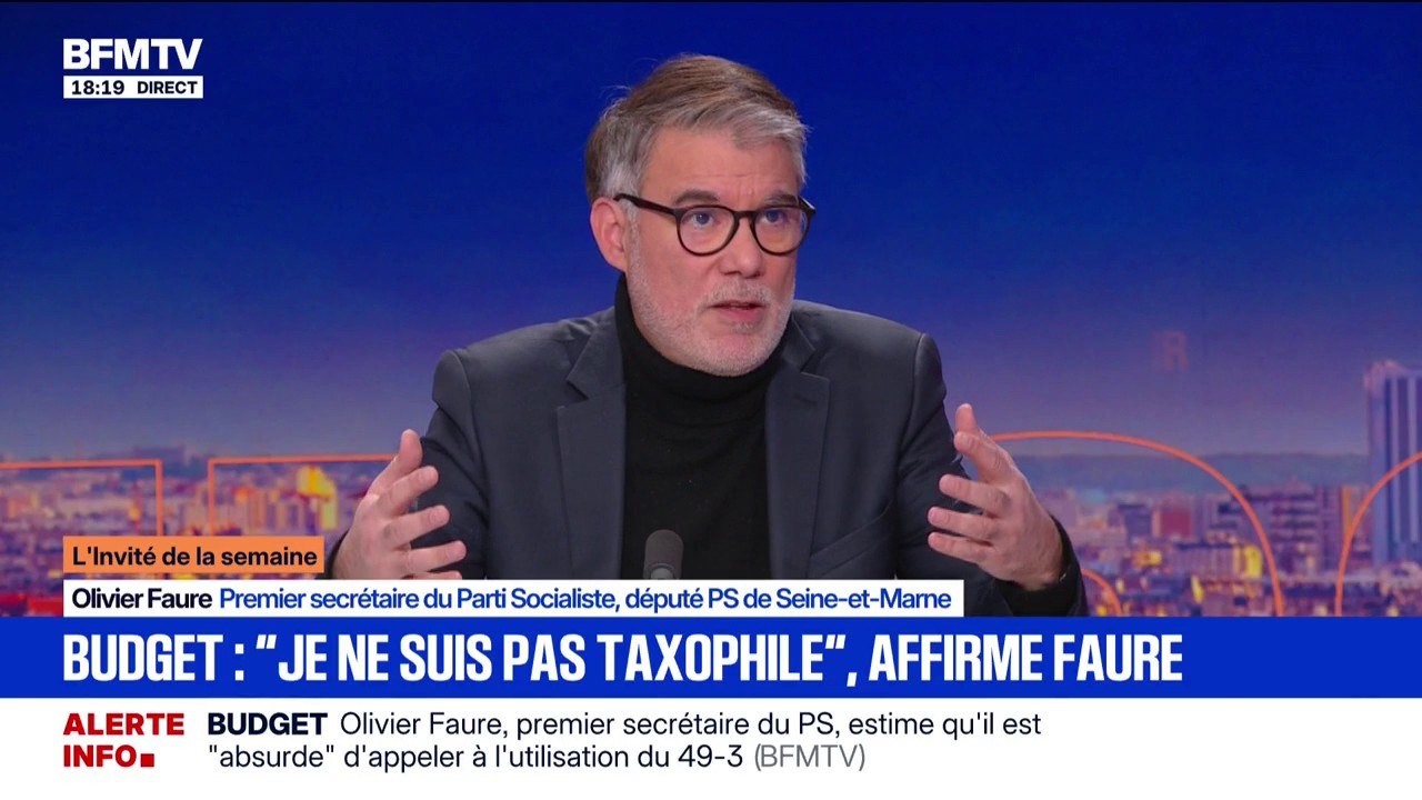 Élections municipales: "Il n'y a aucune volonté de la part de LFI de faire autre chose que d'essayer de faire tomber des maires socialistes ou écologistes", déclare Olivier Faure (PS)