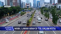 Detik-Detik Mobil Lawan Arah di Tol Dalam Kota | KOMPAS PETANG