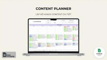 Content Planner - Lập kế hoạch bài đăng - Google sheets Template