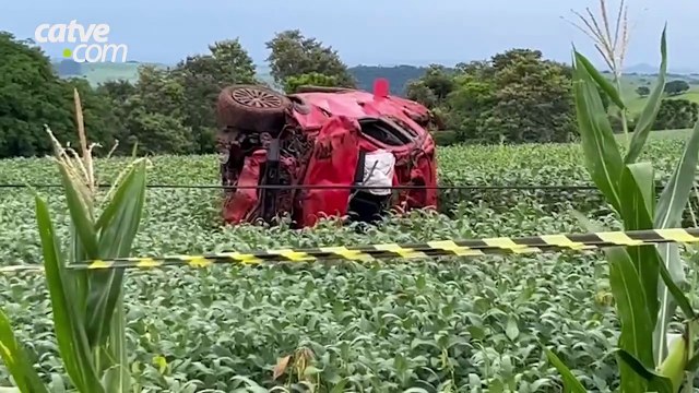 Motorista morre em grave acidente na PR-180 em Cascavel