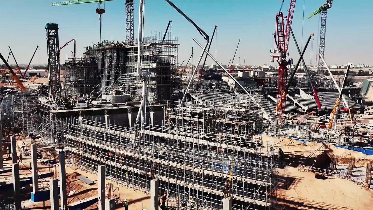 في الدرّة.. تسارع وتيرة الأعمال وإنجازات إنشائية كبرى