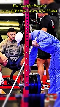 Elite Powerlifter Pretended to be a CLEANER ｜ Anatoly GYM PRANK #gym #trolllife #funny