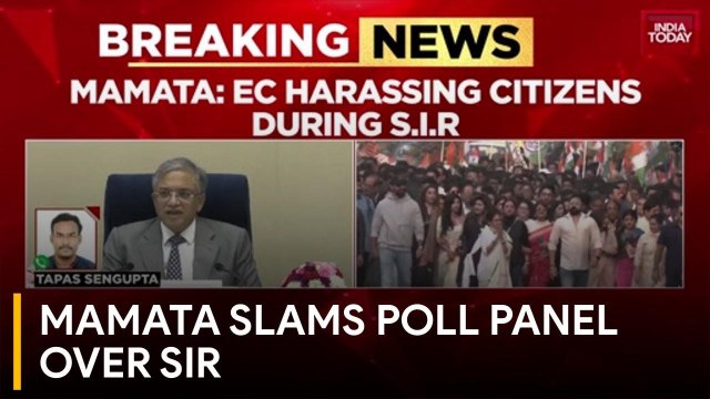 Mamata Banerjee Escalates Rhetoric Against ECI, Accuses Poll Body Of Harassing People During SIR