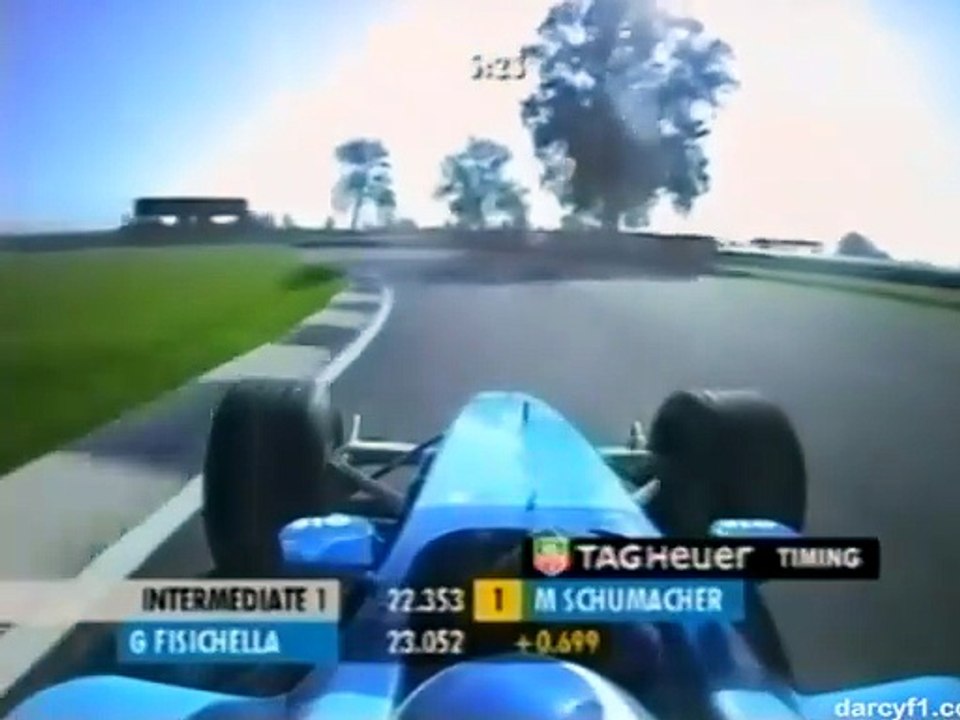 F1 – Giancarlo Fisichella (Benetton Renault V10) Onboard – USA 2001