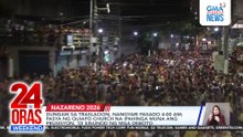 “Dungaw” in Traslacion’s 24th hour as devotees defy church calls for rest | 24 Oras Weekend