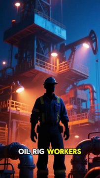 Scariest jobs in the world. oil rig workers
