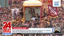 Devotees bolder at climbing Andas, Traslacion officials note | 24 Oras Weekend