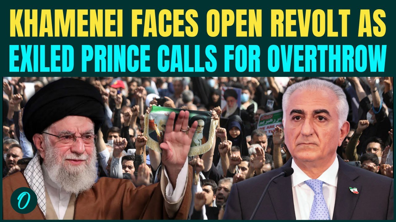 Khamenei’s End Near? Exiled Prince Reza Pahlavi CALLS for Uprising, URGES Iranians to Raise OLD FLAG