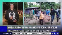 ¡Nueva masacre en Honduras!  Una pareja y su guardaespaldas perecen a manos de criminales en Olanchito