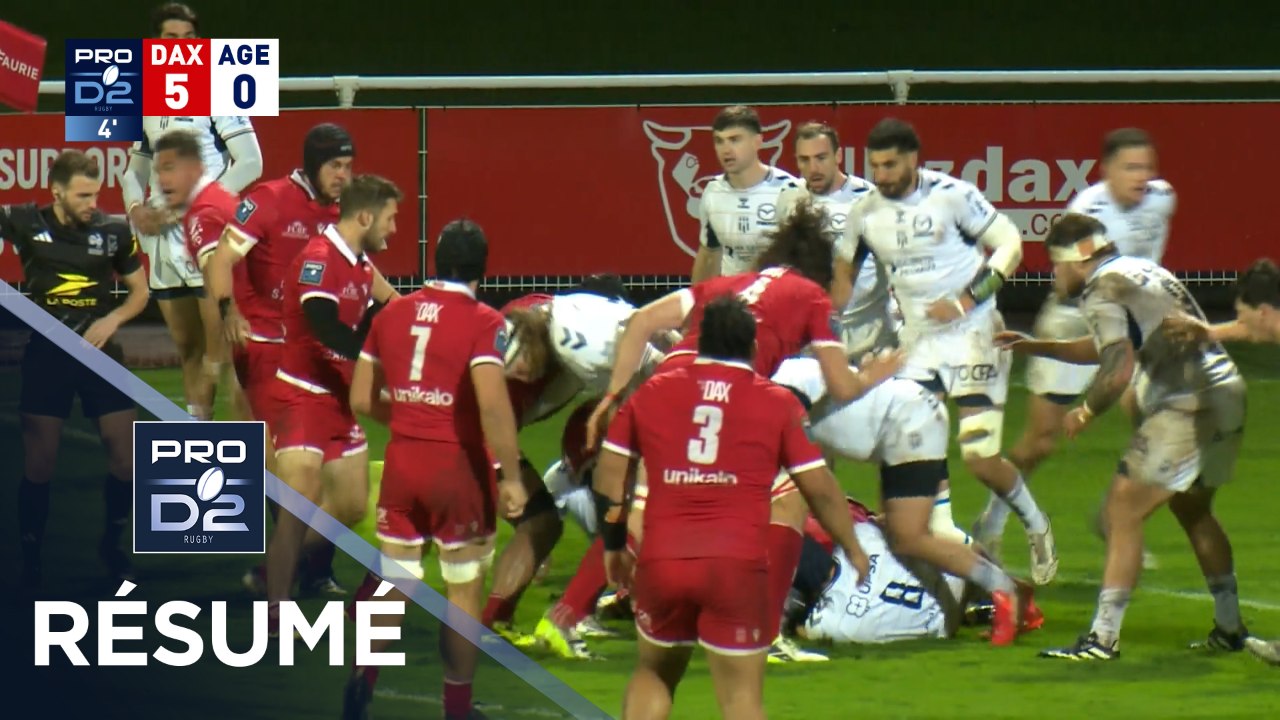 PRO D2 Saison 2025-2026 J16 - Résumé US Dax - SU Agen