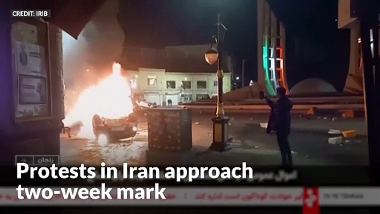 Protests in Iran approach two-week mark