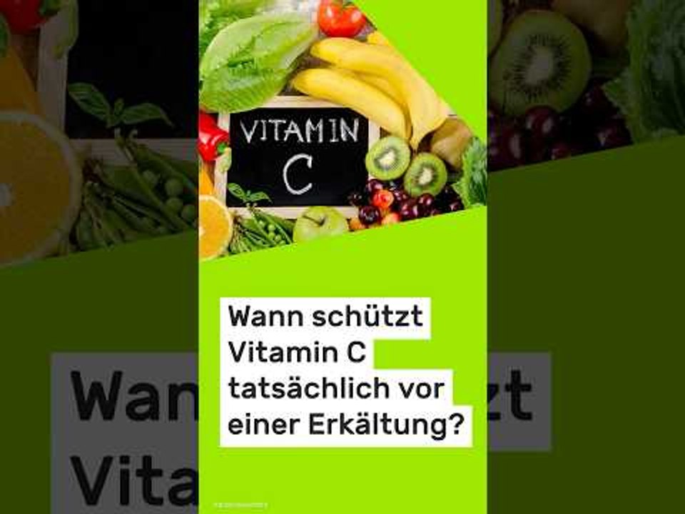 Wann schützt Vitamin C tatsächlich vor einer Erkältung?