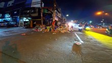 Mel Lopez Boulevard corner Lakandula Street in Caloocan City in the Philippines