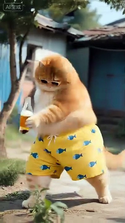 Funny cat 🙀