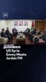 US Syria Envoy Meets Jordan FM