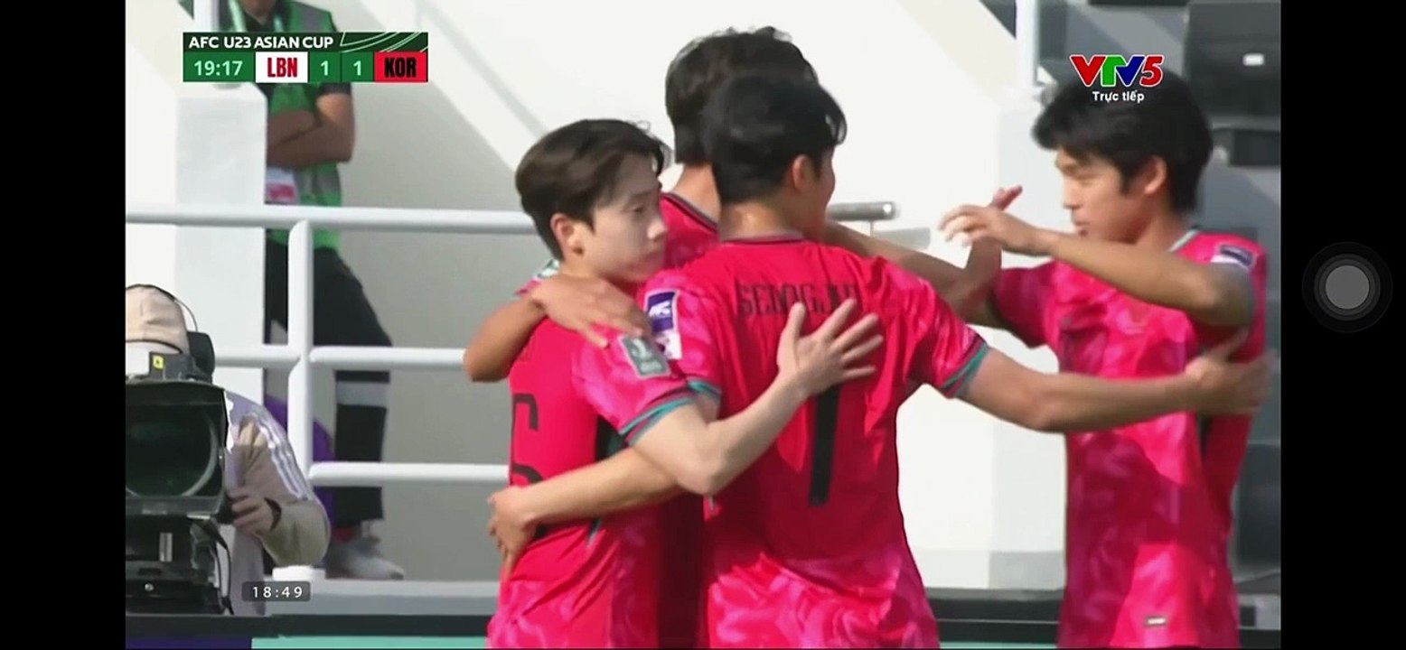 HIGHLIGHT VTV5 | U23 Liban 2-4 U23 Hàn Quốc | Bản lĩnh lên tiếng, đẳng cấp Hàn Quốc | Bảng C - VCK U23 châu Á 2026