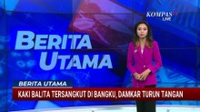 Damkar Bantu Kaki Balita Tersangkut di Bangku Taman | BERITA UTAMA
