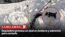 “Parecía seguro”: el video viral de una esquiadora atrapada por una avalancha