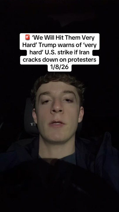 Donald Trump has warned that the U.S. will ‘hit Iran very hard’ if Iran harms its protestors