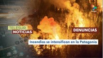 Nuevos focos de incendios forestales en la Patagonia argentina