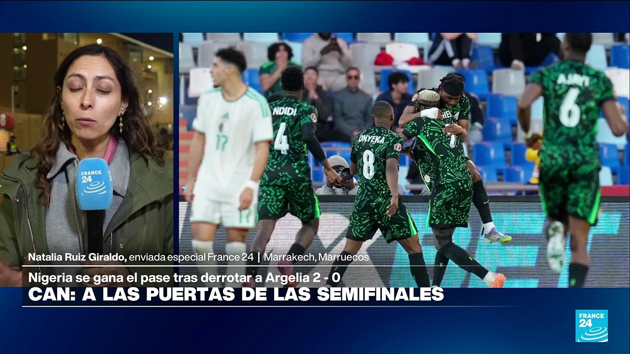 Copa Africana de Naciones: Nigeria gana pase a la semifinal tras derrotar a Argelia