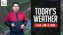 Today's Weather, 5 A.M. | Jan. 11, 2026