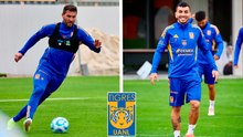 Ángel Correa se une al último entrenamiento de Tigres previo al debut en el Clausura 2026