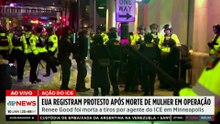 EUA registram protesto após morte de mulher em operação