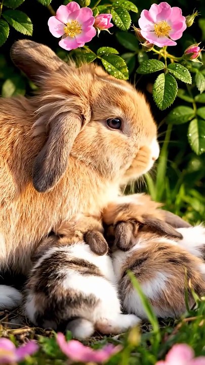 Closeup_of_newborn #cute rabbit (3)