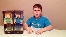Steve and Alex Minecraft Toy Action Figures Mattel Toy 8