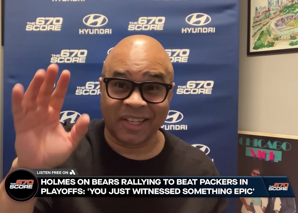 Holmes on Bears' rally to beat Packers in playoffs: 'You just witnessed something epic'