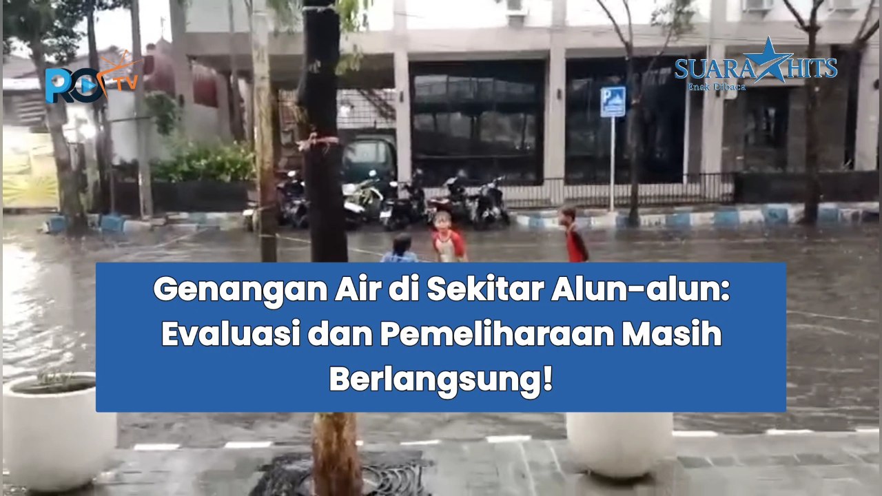 Drainase Alun-alun Kota Probolinggo Langsung Diuji Hujan Deras!