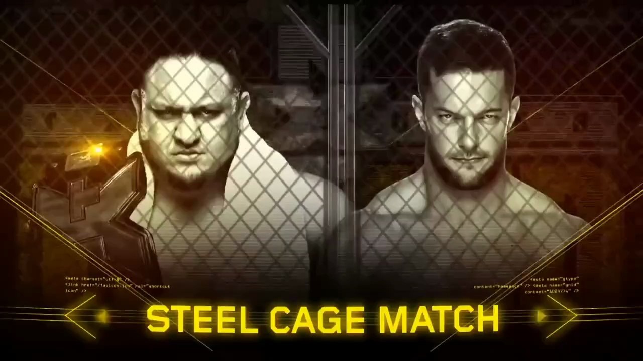 NXT Takeover : The End 2016 - Finn Bálor vs Samoa Joe (Steel Cage Match, NXT Championship)