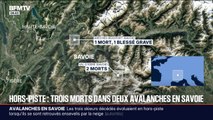 Trois morts dans deux avalanches distinctes en Savoie