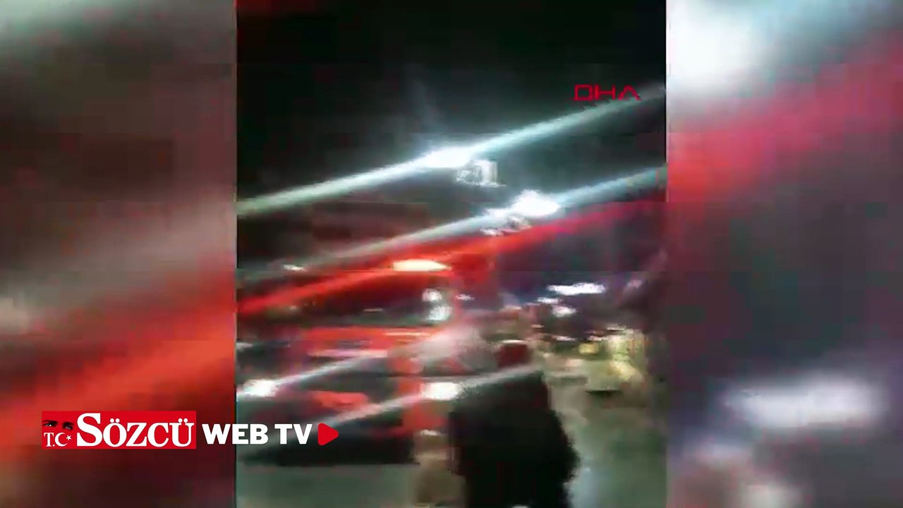 Otelde çıkan yangında 10 kişi dumandan etkilendi