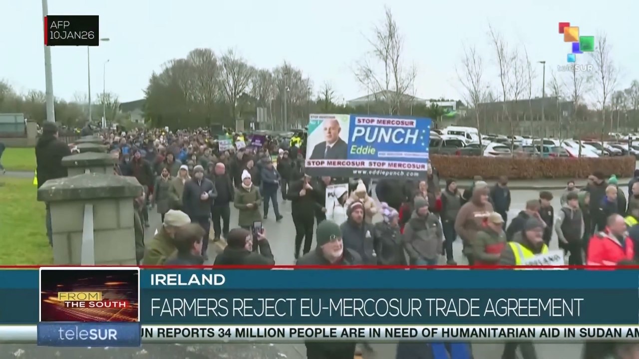 Ireland: Farmers protest against EU–Mercosur trade agreement