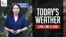 Today's Weather, 5 P.M. | Jan. 11, 2026